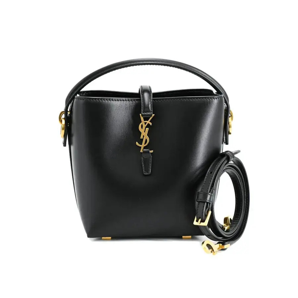 Saint Laurent Sac De Jour Leather 2Way Tote Bag Black
